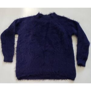 PRIMARK women S navy blue eyelash sweater